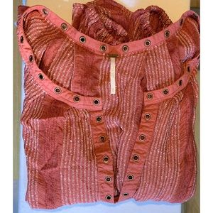 Free People boho long sleeve tunic, SZ S, ECU